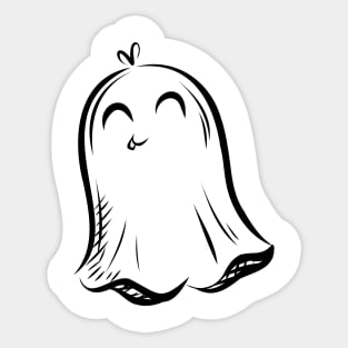 Happy Halloween ghost Sticker